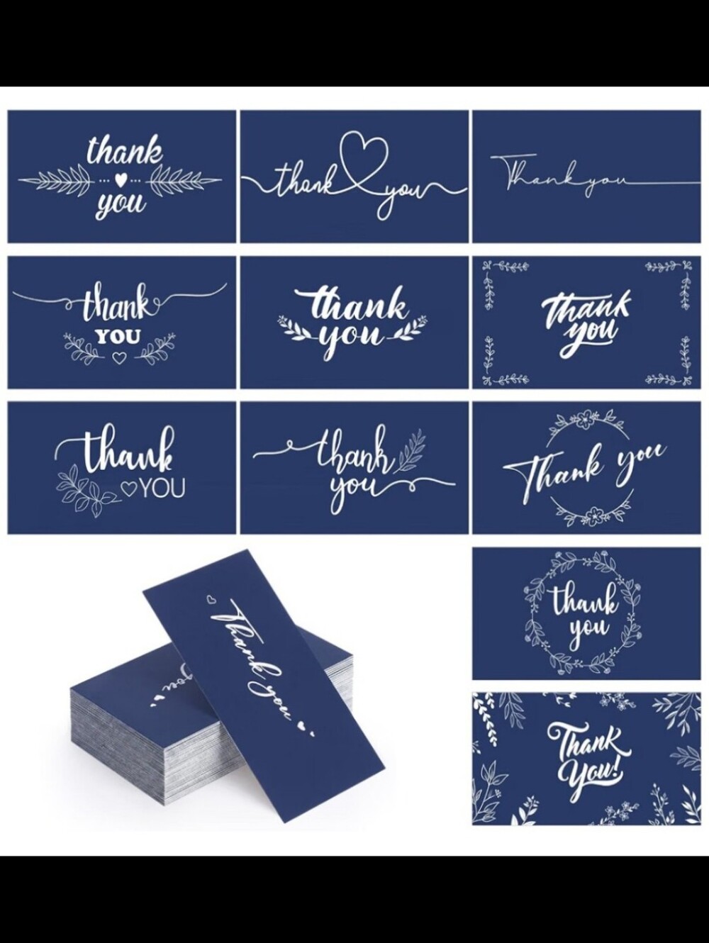 100ct THANK YOU CARDS ASSORTMENT